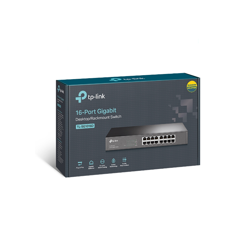 16-Port Gigabit Desktop/Rackmount Switch