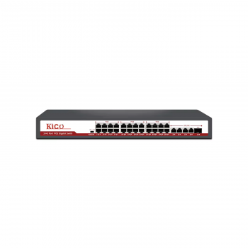 Kico 24-Port PoE Gigabit Switch with 4 Uplink & 1 SFP